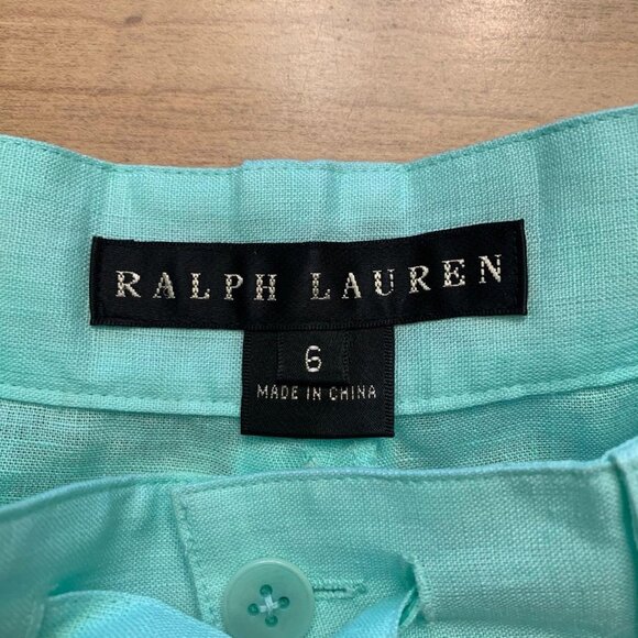 Ralph Lauren Black Label Drawstring Linen Pants 6 - Picture 5 of 7
